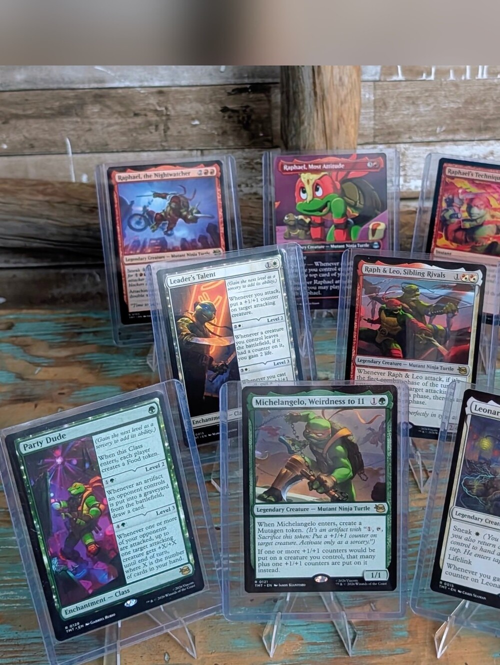 Magic The Gathering TMNT 8 Card Bundle